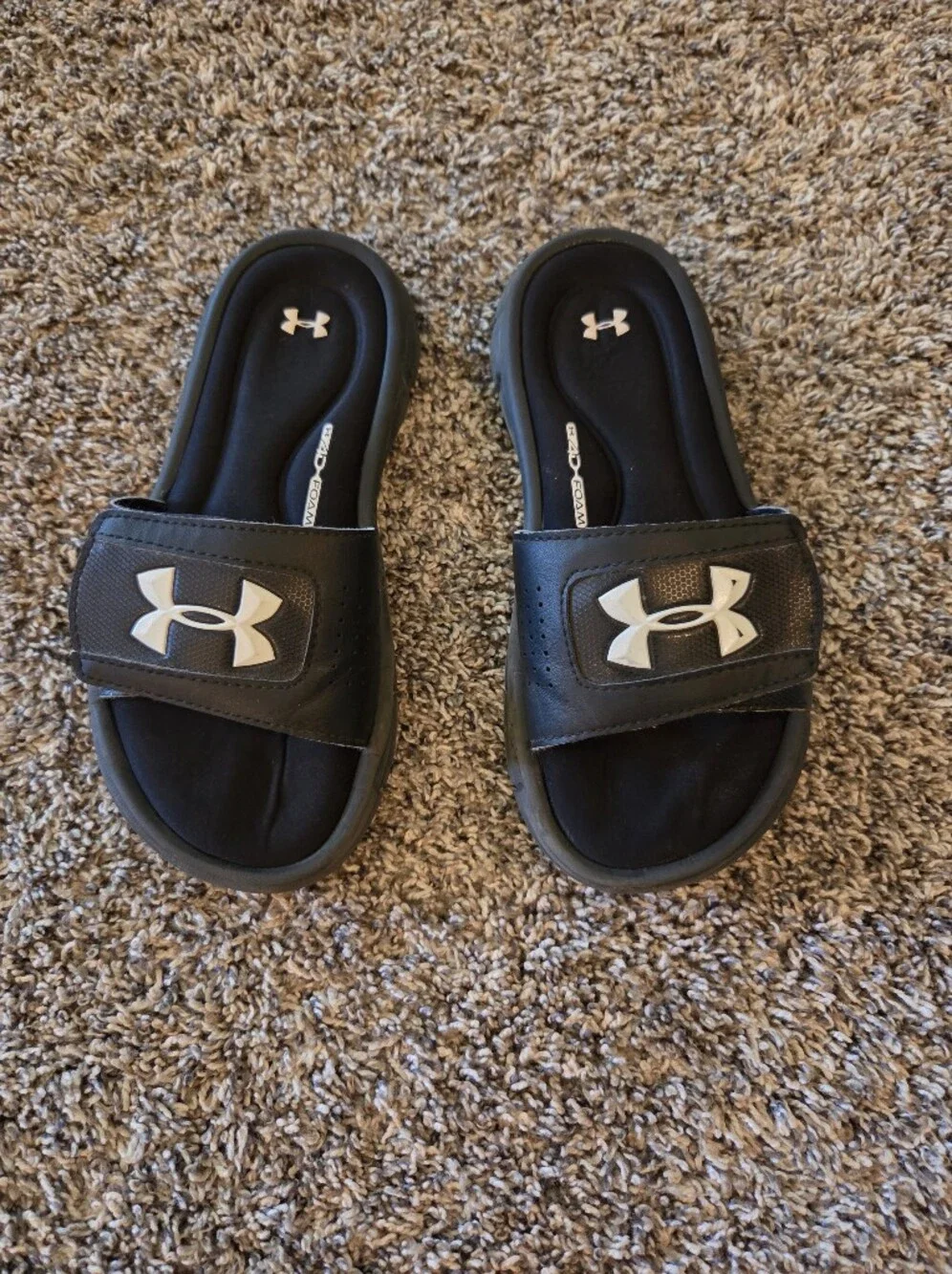 Boys Under Armour Slides 3Y